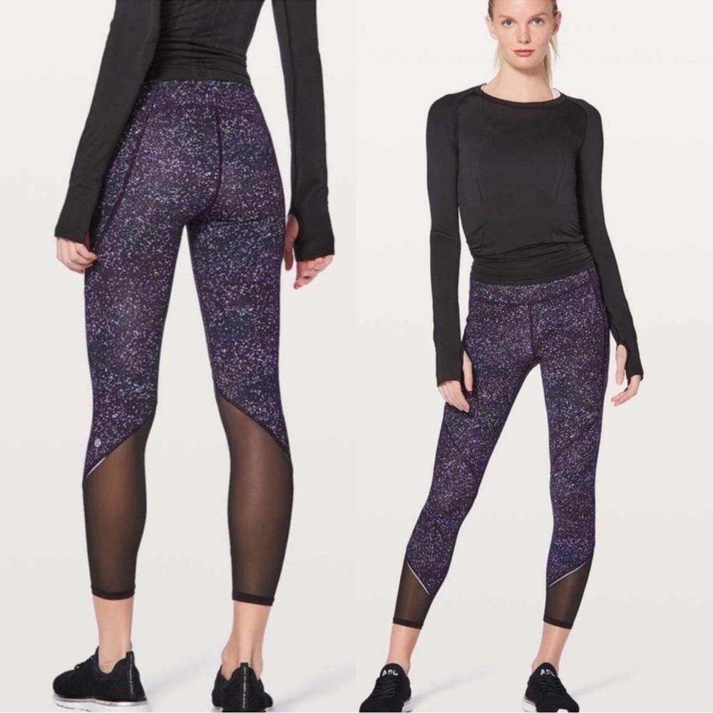 Lululemon Gate Keeper Crystalline Leggings Size 6